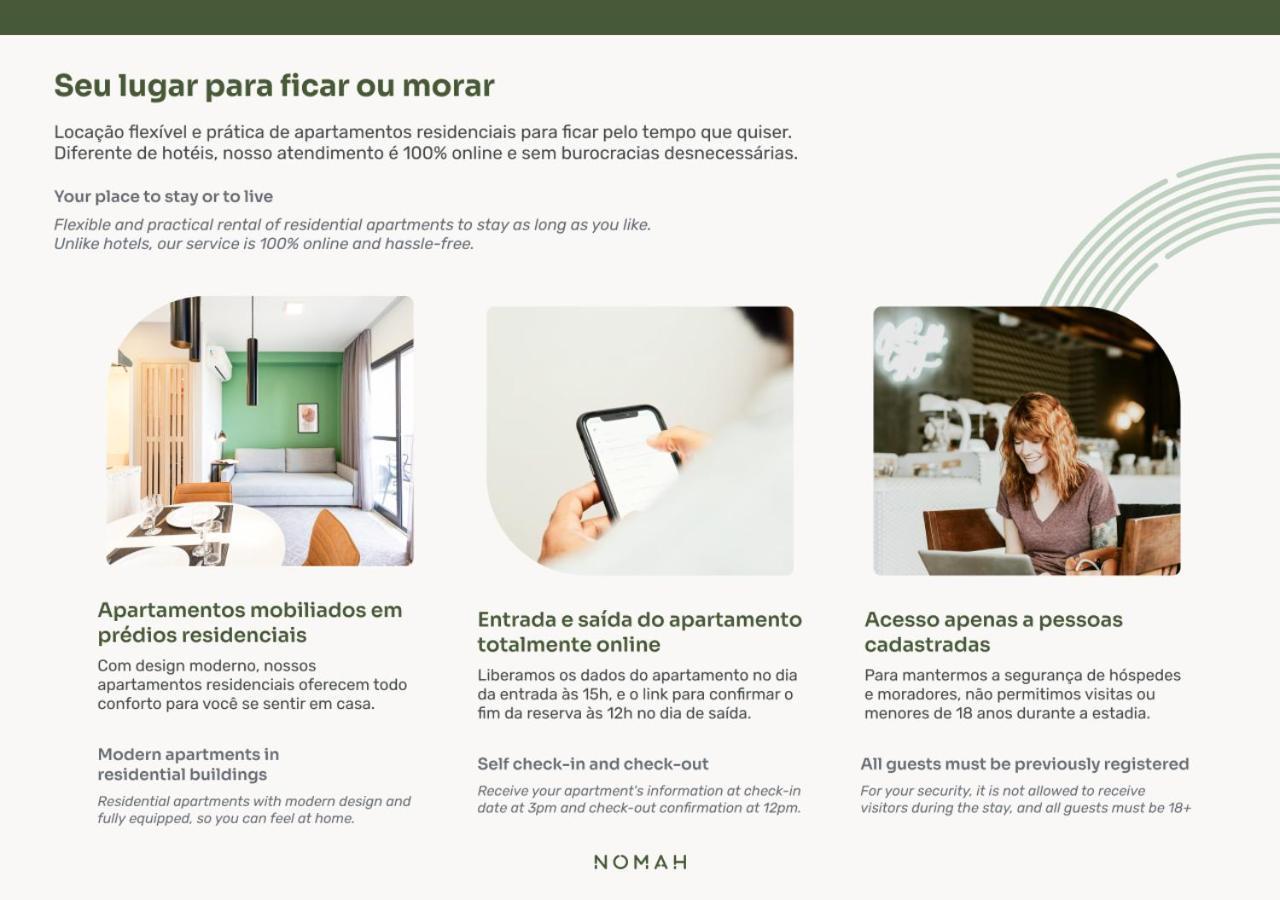 Apartament Nomah - Aptos Por Temporada Na Liberdade São Paulo Zewnętrze zdjęcie